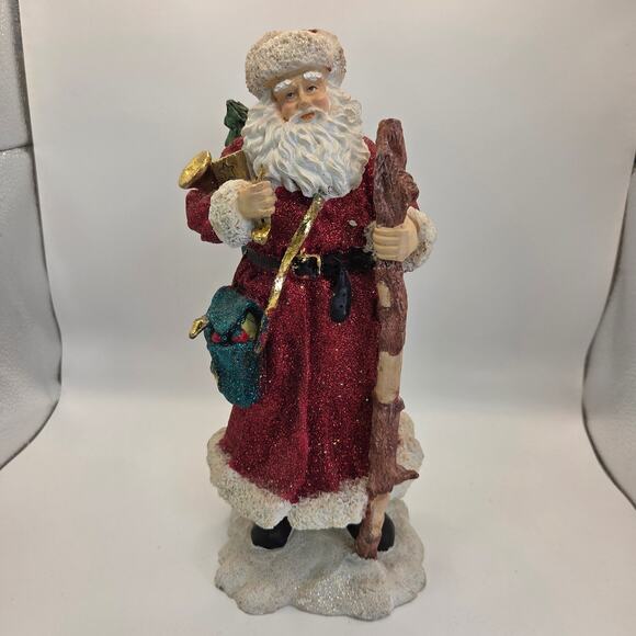Lot of 4 Santa Claus Figurines – Resin Christmas Holiday Décor - Picture 4 of 16